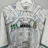 Shop 1996/98 MEXICO AWAY SHIRT (XL) ABA SPORT, classic football shirts, vintage football shirts & retro soccer jerseys at Cult Kits