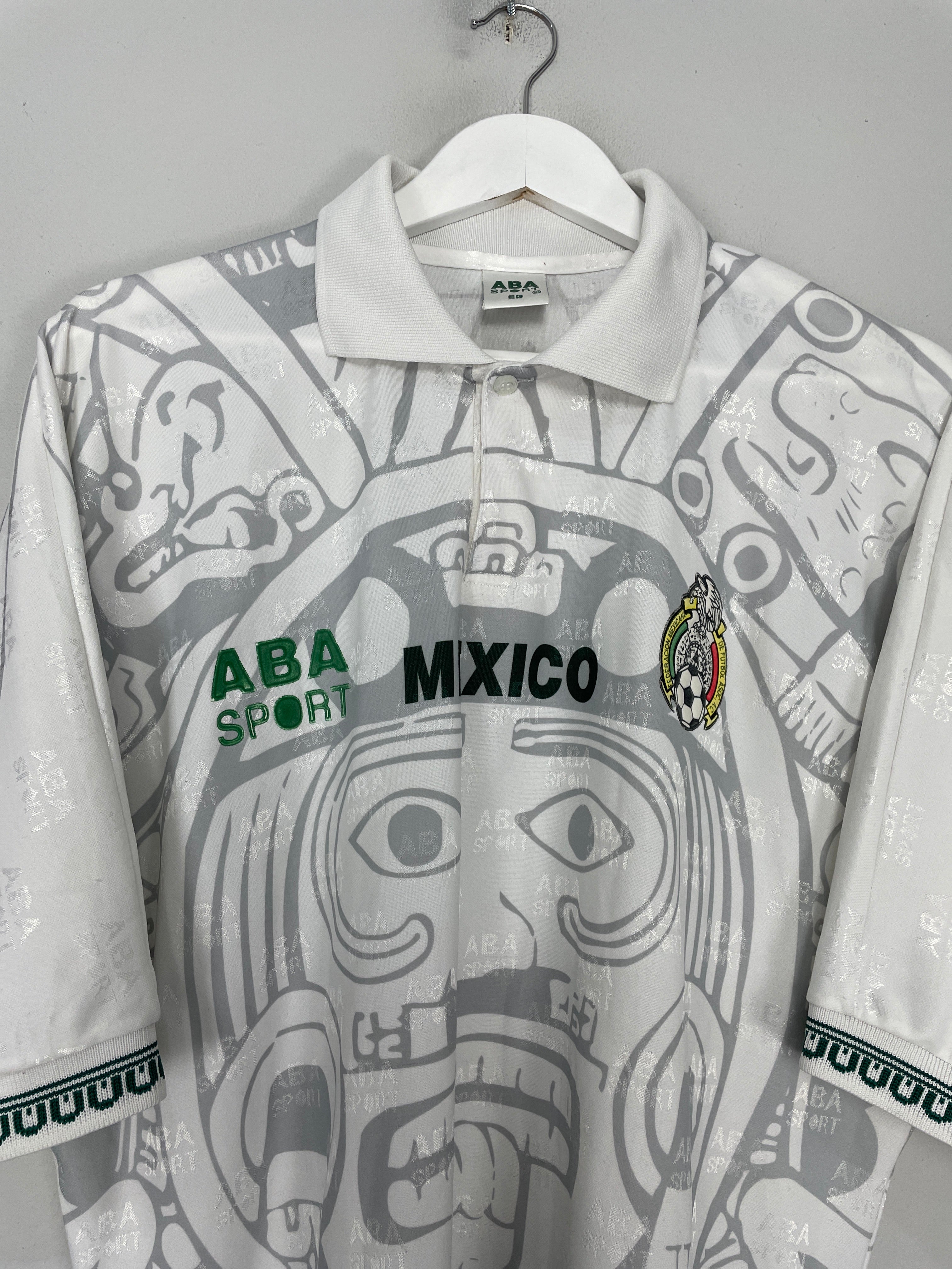 Shop 1996/98 MEXICO AWAY SHIRT (XL) ABA SPORT, classic football shirts, vintage football shirts & retro soccer jerseys at Cult Kits