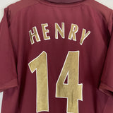 2005/06 ARSENAL HENRY #14 HOME SHIRT (L) NIKE