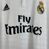 2014/15 REAL MADRID RONALDO #7 L/S HOME SHIRT (L) ADIDAS