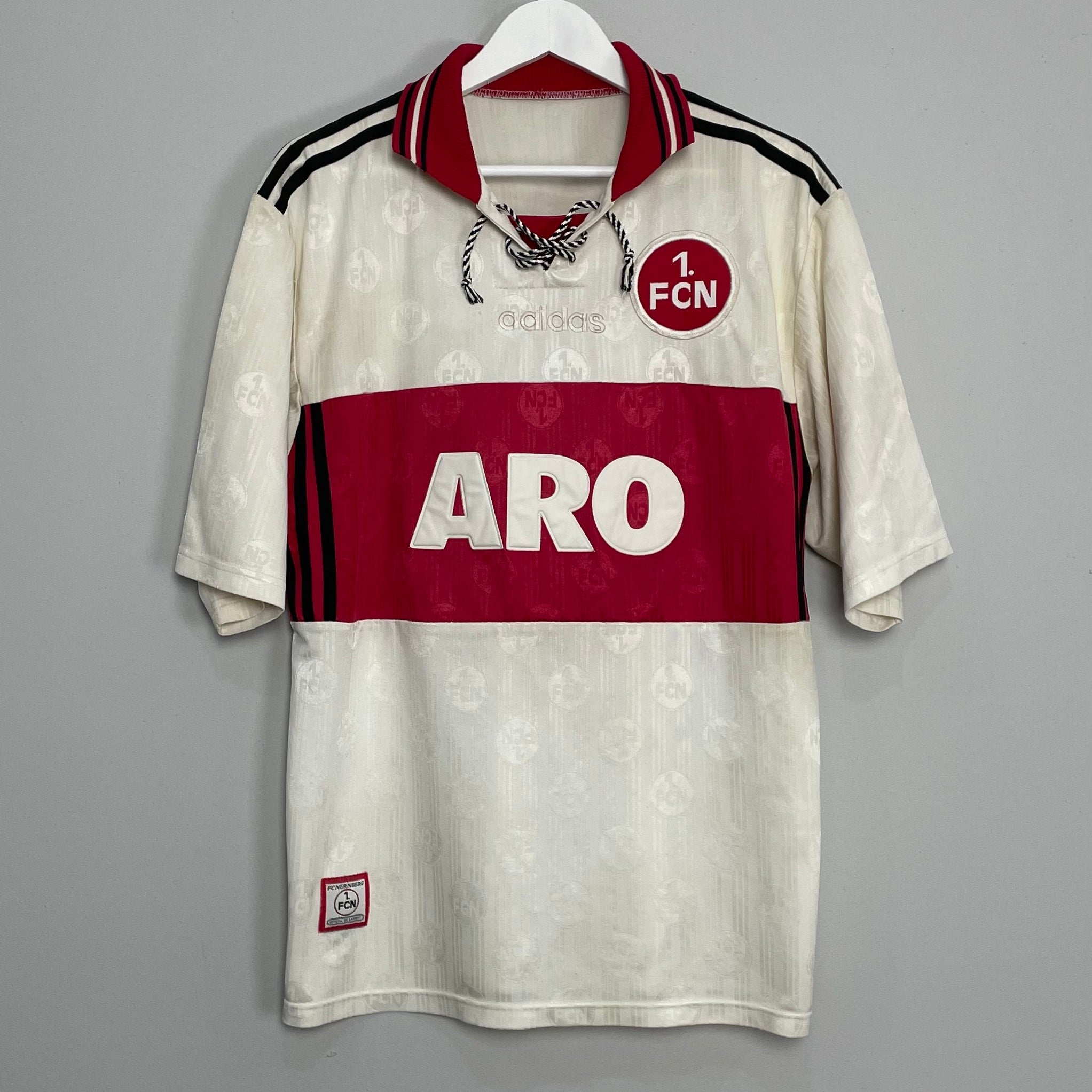 Shop 1997/99 NURNBERG AWAY SHIRT (L) ADIDAS, classic football shirts, vintage football shirts & retro soccer jerseys at Cult Kits