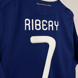 Shop 2009/10 FRANCE RIBERY #7 HOME SHIRT (L) ADIDAS, classic football shirts, vintage football shirts & retro soccer jerseys at Cult Kits
