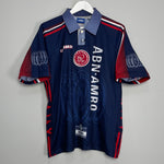 Shop 1997/98 AJAX LAUDRUP #11 AWAY SHIRT (L) UMBRO, classic football shirts, vintage football shirts & retro soccer jerseys at Cult Kits