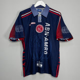 Shop 1997/98 AJAX LAUDRUP #11 AWAY SHIRT (L) UMBRO, classic football shirts, vintage football shirts & retro soccer jerseys at Cult Kits