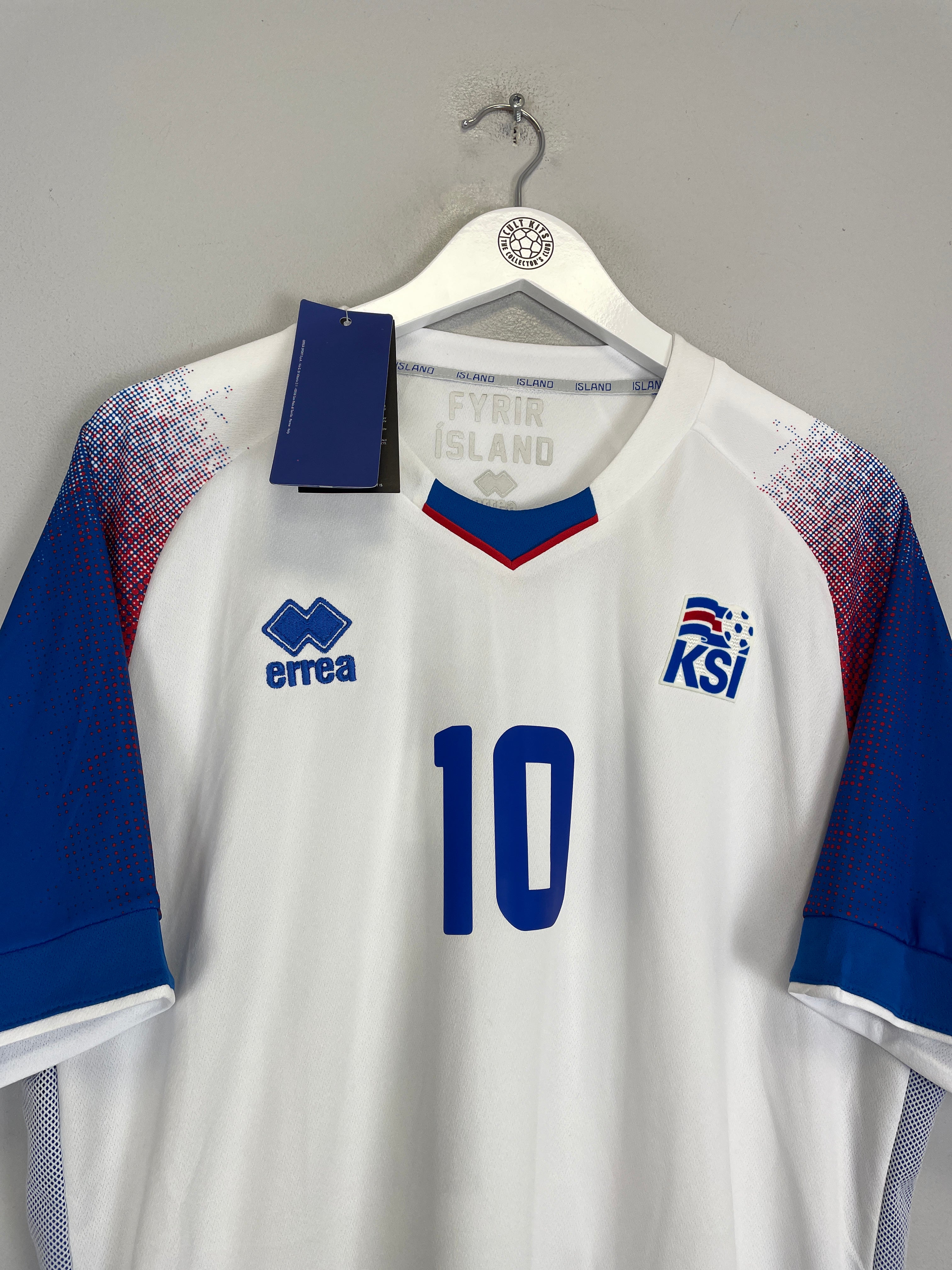 Shop 2018/19 ICELAND SIGURDSSON #10 *BNWT* HOME SHIRT (XXL) ERREA, classic football shirts, vintage football shirts & retro soccer jerseys at Cult Kits