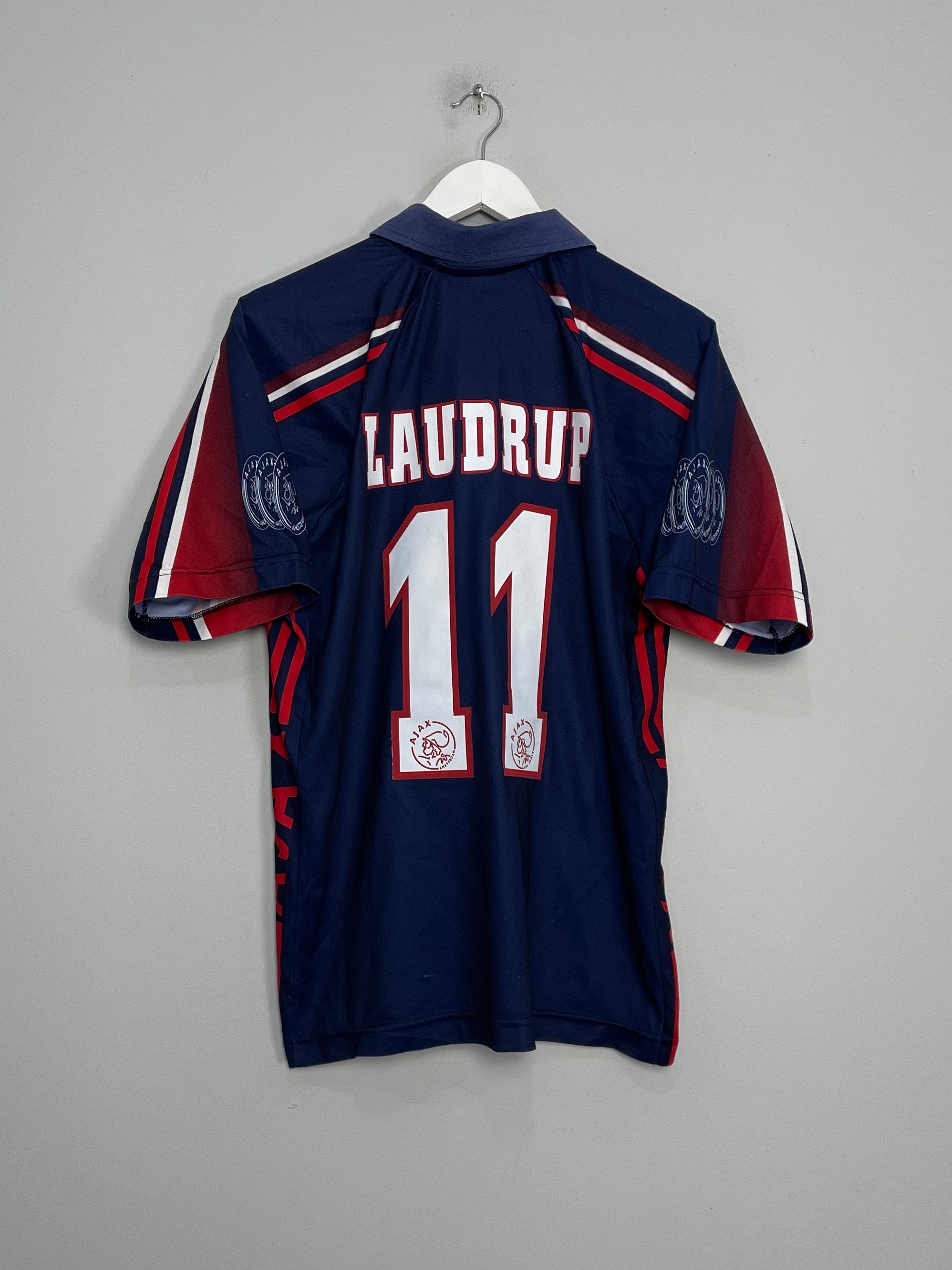 Shop 1997/98 AJAX LAUDRUP #11 AWAY SHIRT (L) UMBRO, classic football shirts, vintage football shirts & retro soccer jerseys at Cult Kits
