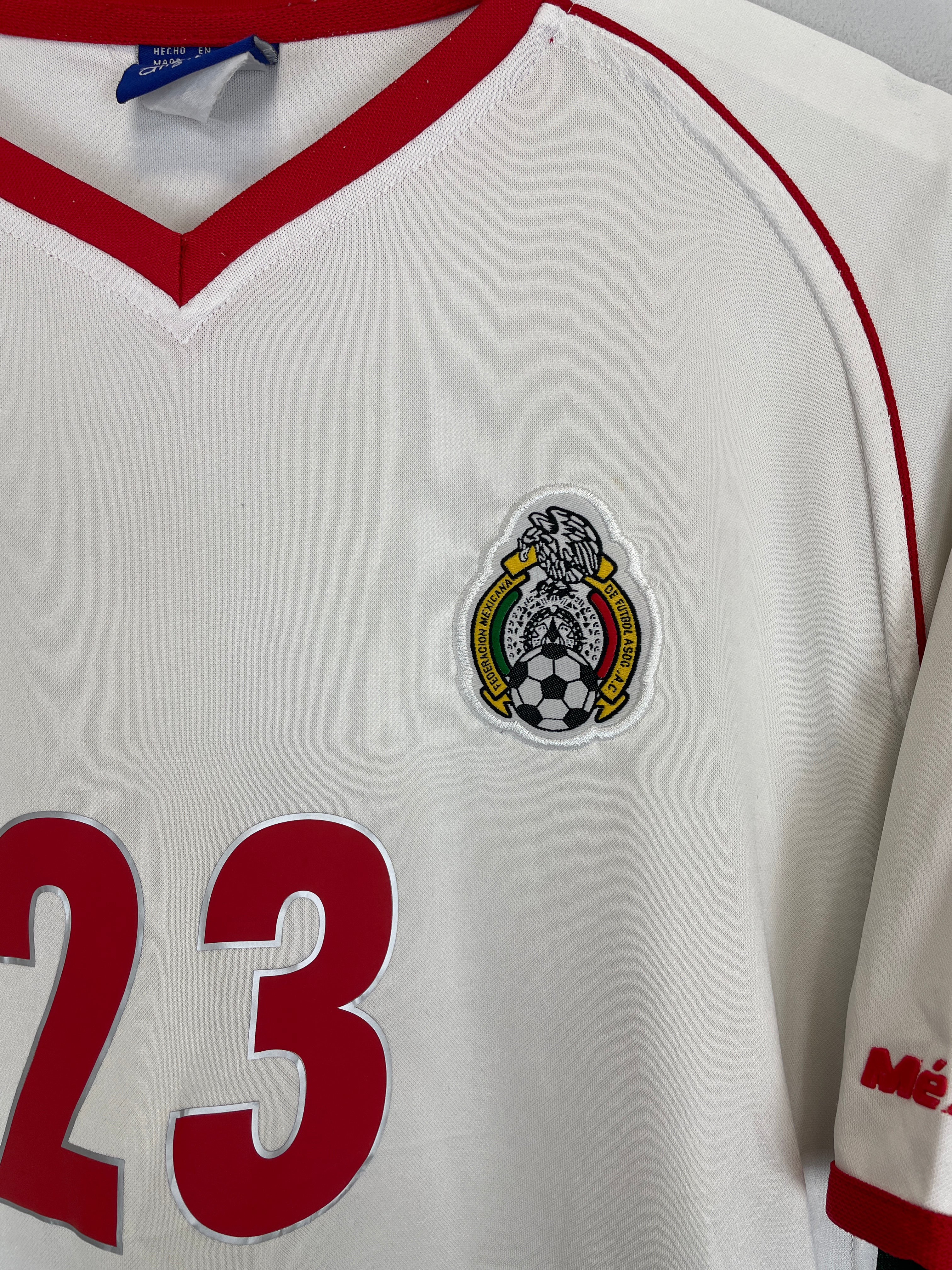 Buy 2001/02 MEXICO J.CAMPOS 23 AWAY SHIRT (L) ATLETICA ~ Free worldwide shipping available ~ Authentic Vintage Football Shirts from Cult Kits
