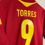 Shop 2012/13 SPAIN TORRES #9 CONFEDERATIONS CUP HOME SHIRT (M) ADIDAS, classic football shirts, vintage football shirts & retro soccer jerseys at Cult Kits