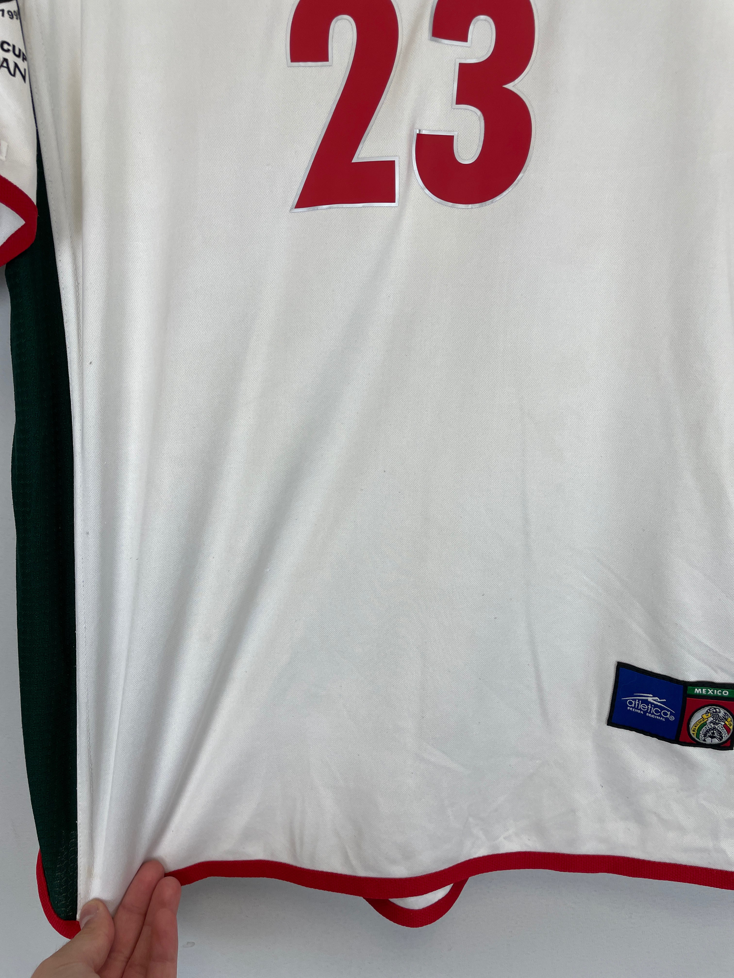 Buy 2001/02 MEXICO J.CAMPOS 23 AWAY SHIRT (L) ATLETICA ~ Free worldwide shipping available ~ Authentic Vintage Football Shirts from Cult Kits