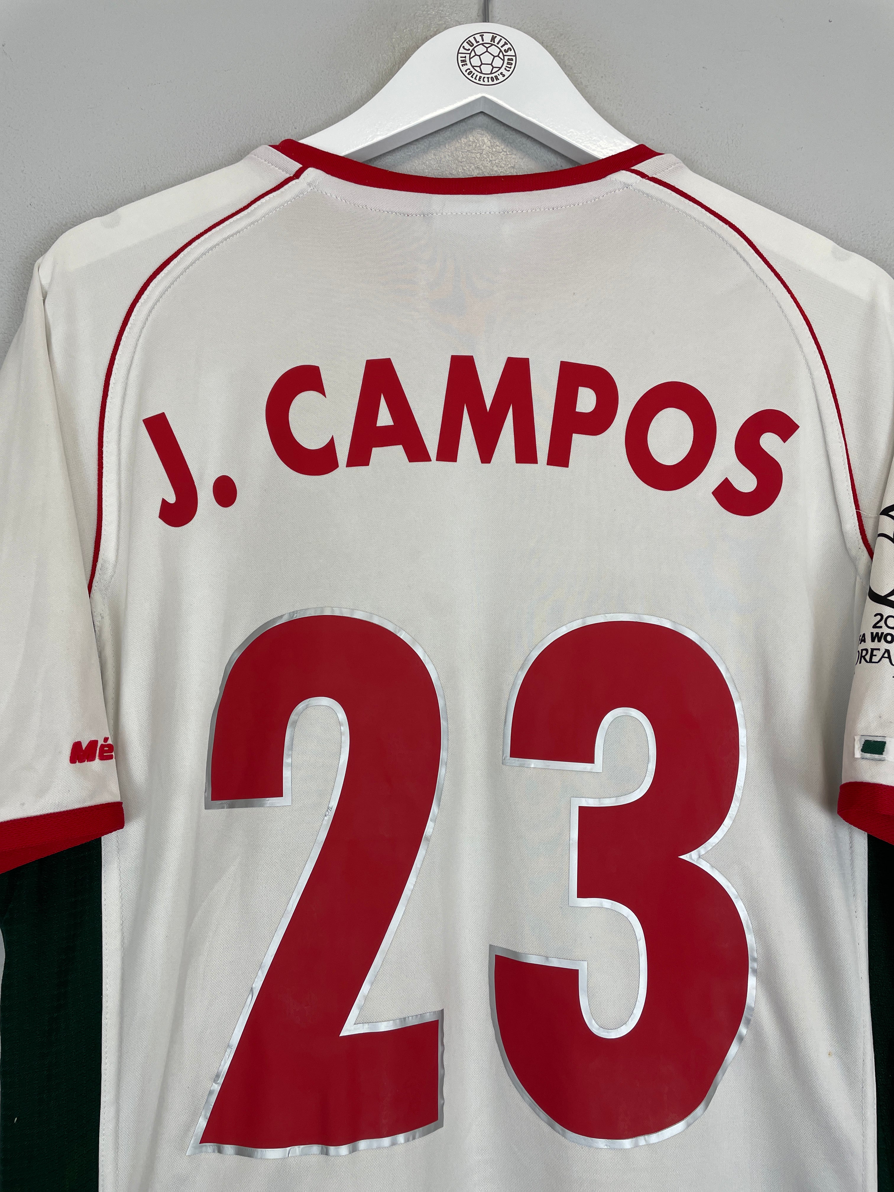 Buy 2001/02 MEXICO J.CAMPOS 23 AWAY SHIRT (L) ATLETICA ~ Free worldwide shipping available ~ Authentic Vintage Football Shirts from Cult Kits
