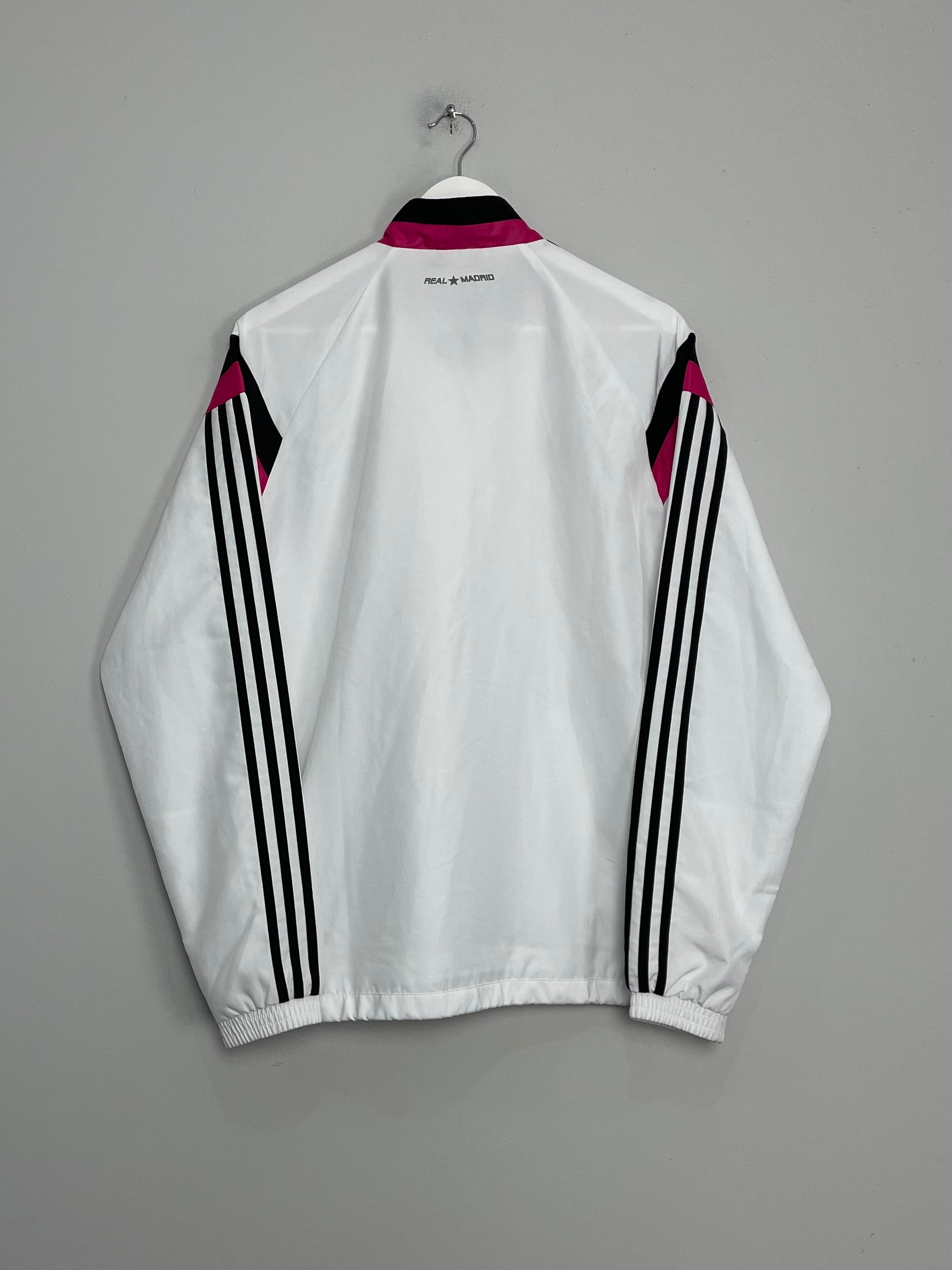 Shop 2014/15 REAL MADRID TRACK JACKET (L) ADIDAS, classic football shirts, vintage football shirts & retro soccer jerseys at Cult Kits