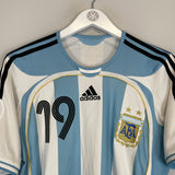 2005/07 ARGENTINA MESSI #19 HOME SHIRT (M) ADIDAS