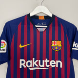 Shop 2018/19 BARCELONA MESSI #10 HOME SHIRT (S) NIKE, classic football shirts, vintage football shirts & retro soccer jerseys at Cult Kits