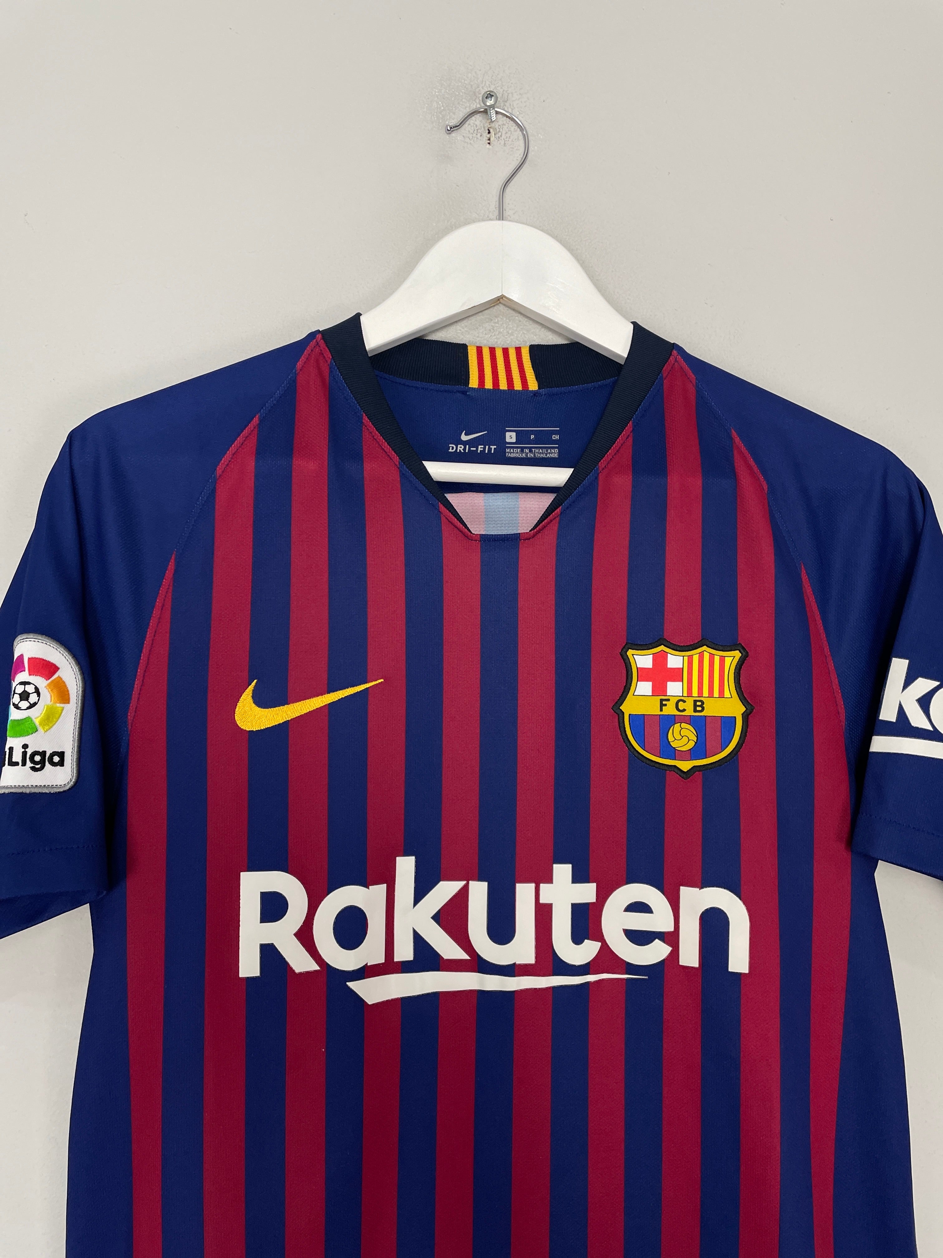 Shop 2018/19 BARCELONA MESSI #10 HOME SHIRT (S) NIKE, classic football shirts, vintage football shirts & retro soccer jerseys at Cult Kits