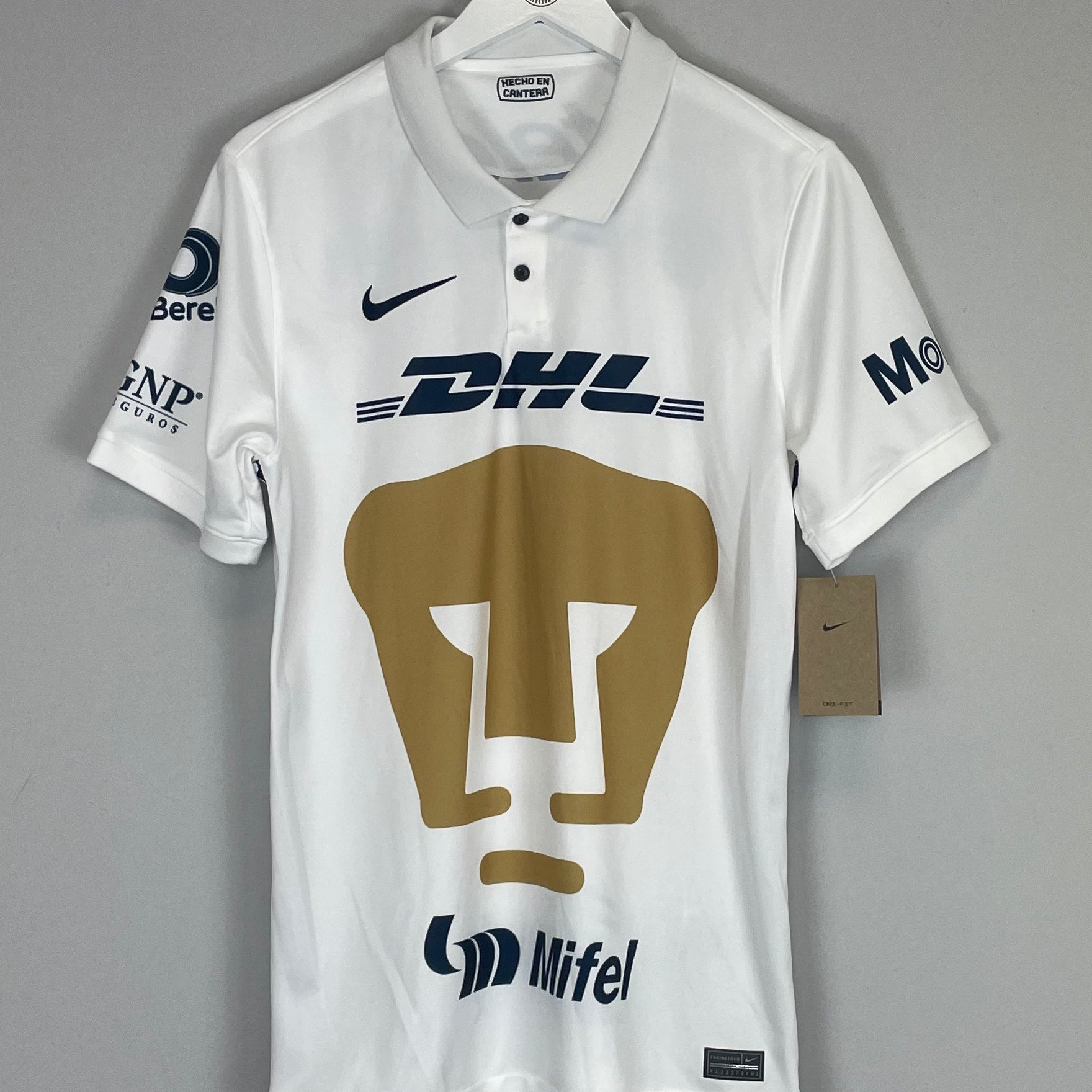 Shop 2021/22 UNAM PUMAS *BNWT* HOME SHIRT (M) NIKE, classic football shirts, vintage football shirts & retro soccer jerseys at Cult Kits