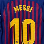 Shop 2018/19 BARCELONA MESSI #10 HOME SHIRT (S) NIKE, classic football shirts, vintage football shirts & retro soccer jerseys at Cult Kits