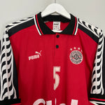 Shop 1999 EGYPT #5 *PLAYER ISSUE* HOME SHIRT (XL) PUMA, classic football shirts, vintage football shirts & retro soccer jerseys at Cult Kits