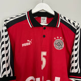 Shop 1999 EGYPT #5 *PLAYER ISSUE* HOME SHIRT (XL) PUMA, classic football shirts, vintage football shirts & retro soccer jerseys at Cult Kits
