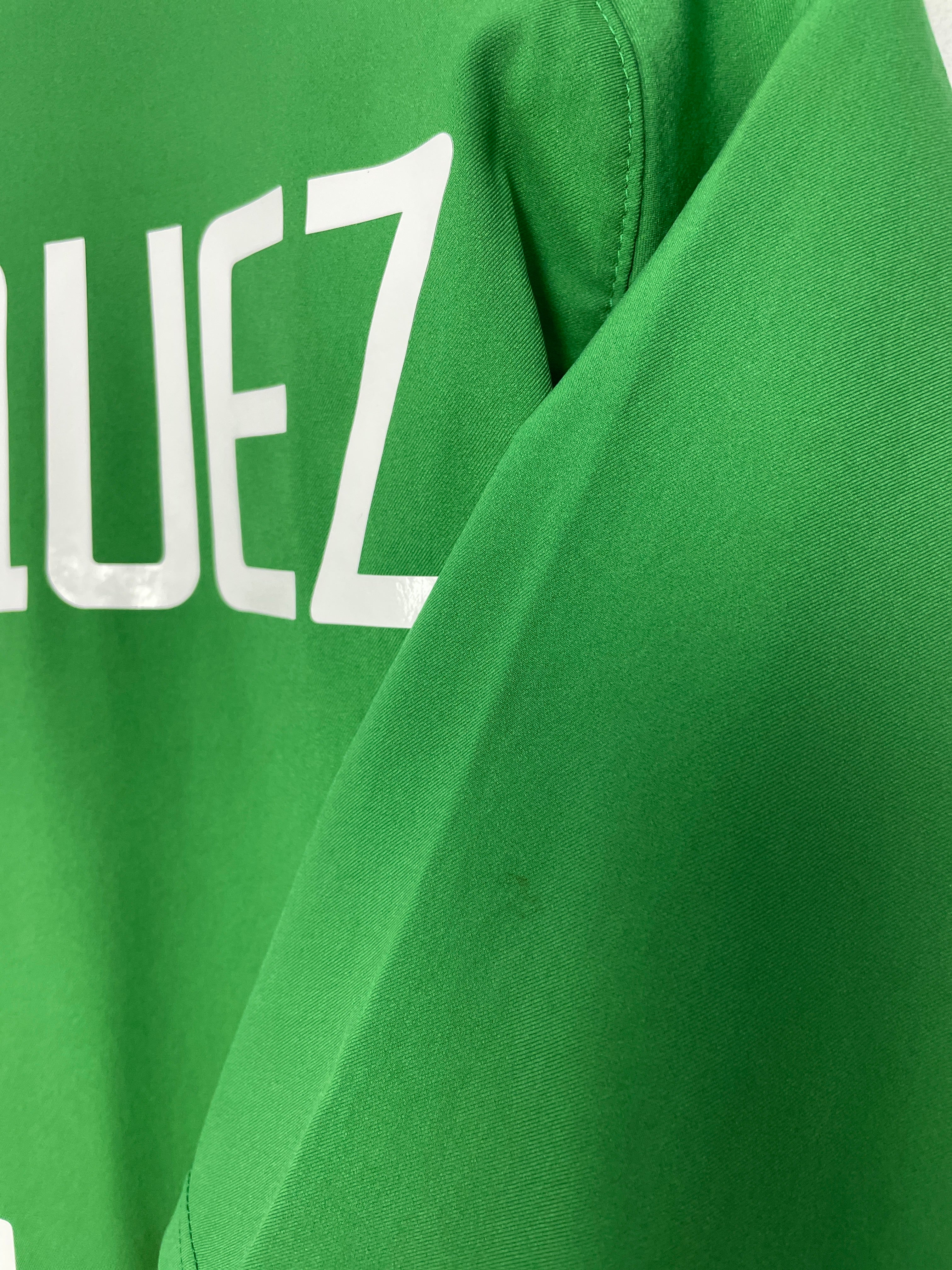 Shop 2003/04 MEXICO MARQUEZ #4 HOME SHIRT (M) NIKE, classic football shirts, vintage football shirts & retro soccer jerseys at Cult Kits