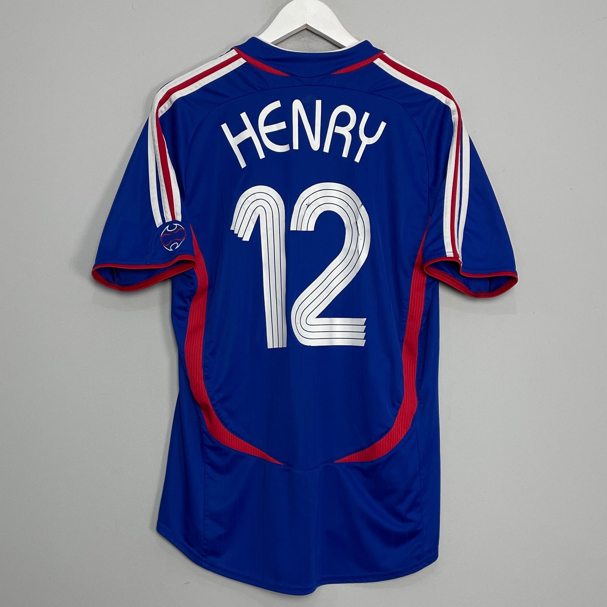 Shop 2006/07 FRANCE HENRY #12 HOME SHIRT (XL) ADIDAS, classic football shirts, vintage football shirts & retro soccer jerseys at Cult Kits