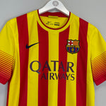 Shop 2013/14 BARCELONA MESSI #10 AWAY SHIRT (S) NIKE, classic football shirts, vintage football shirts & retro soccer jerseys at Cult Kits