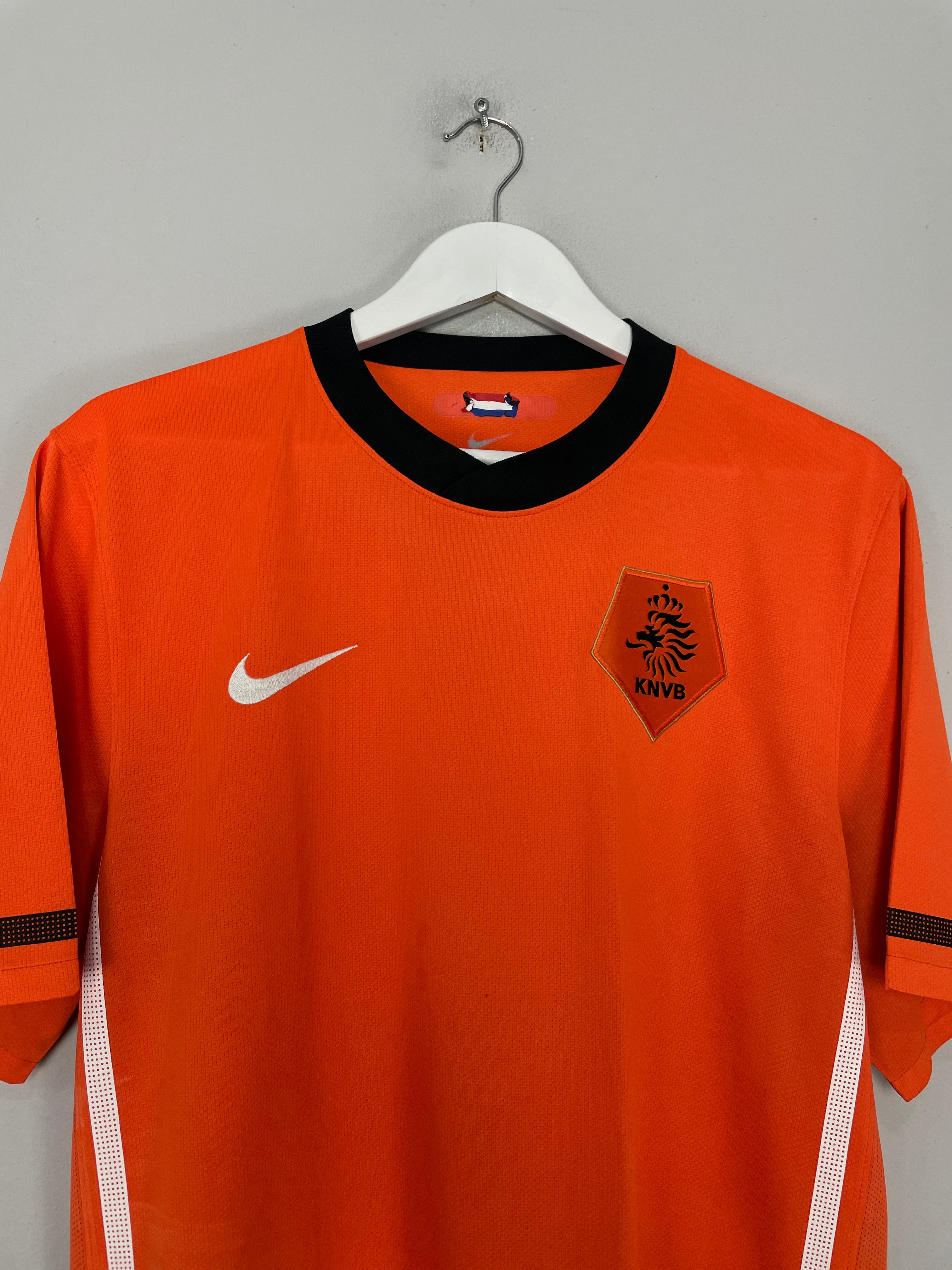 Shop 2010/11 NETHERLANDS HOME SHIRT (L) NIKE, classic football shirts, vintage football shirts & retro soccer jerseys at Cult Kits