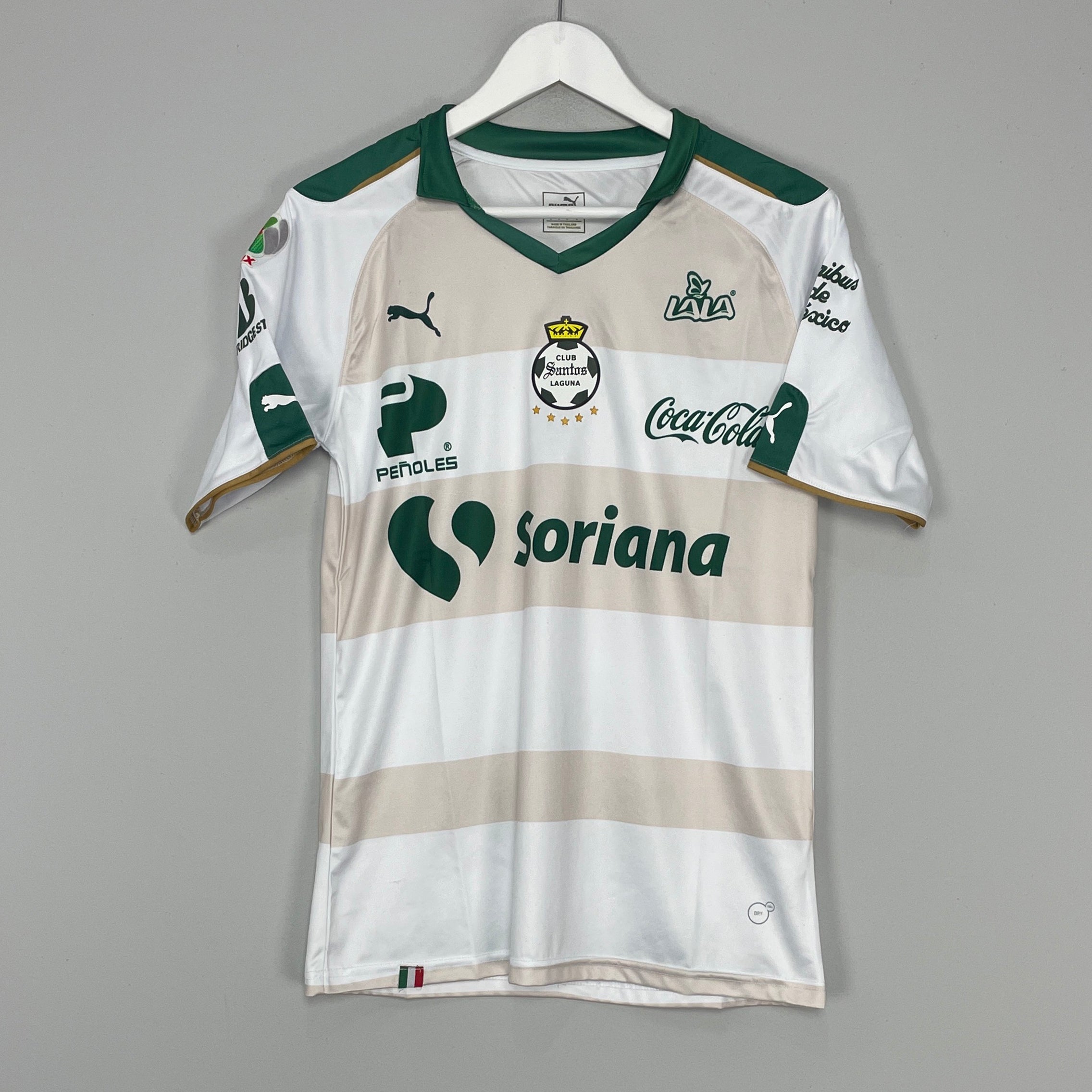 Shop 2016/17 SANTOS LAGUNA THIRD SHIRT (S) PUMA, classic football shirts, vintage football shirts & retro soccer jerseys at Cult Kits