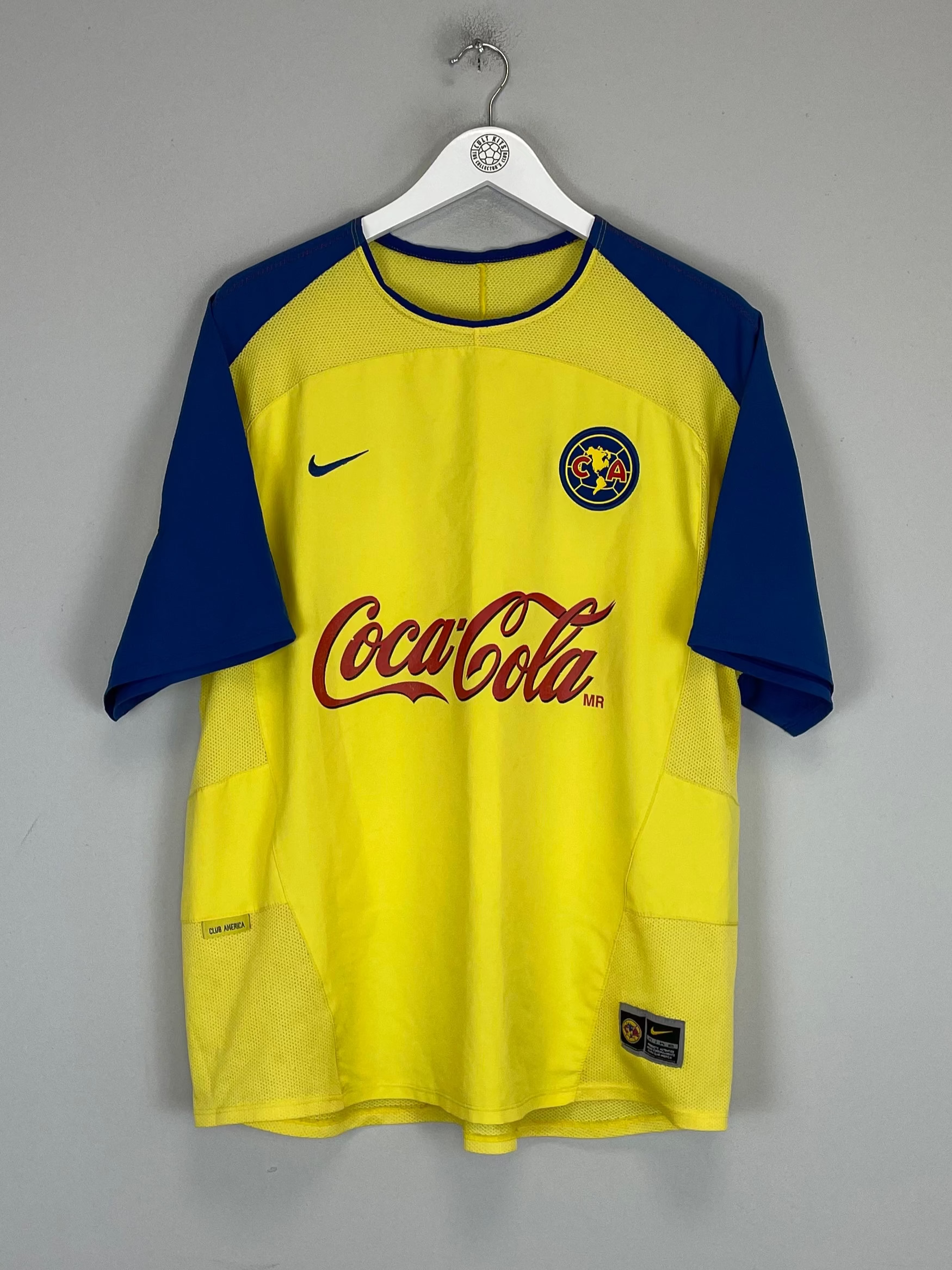 Buy 2003/04 CLUB AMERICA HOME SHIRT (XL) NIKE ~ Free worldwide shipping available ~ Authentic Vintage Football Shirts from Cult Kits