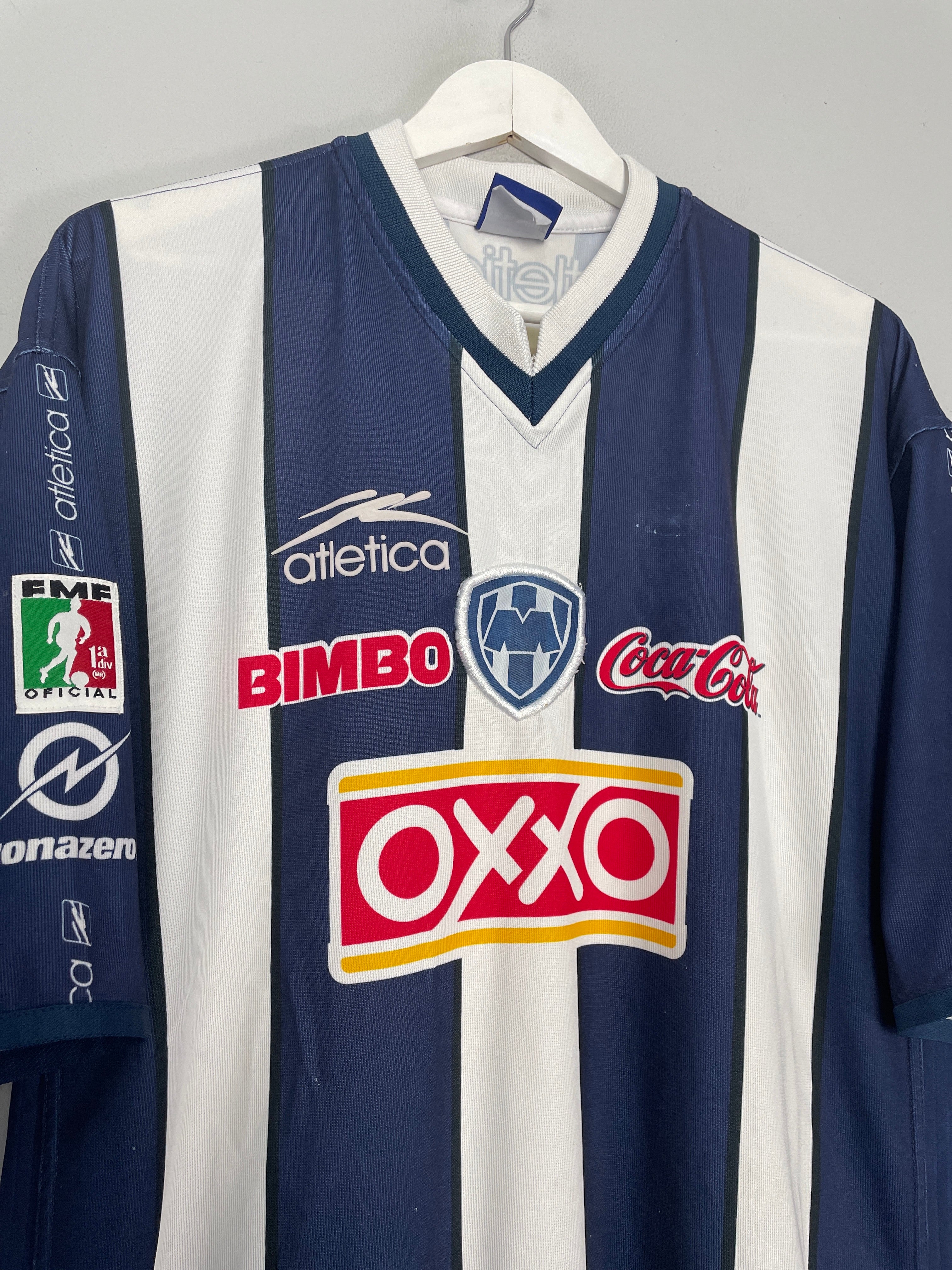 Shop 2000/01 MONTERREY HOME SHIRT (XL) ATLETICA, classic football shirts, vintage football shirts & retro soccer jerseys at Cult Kits