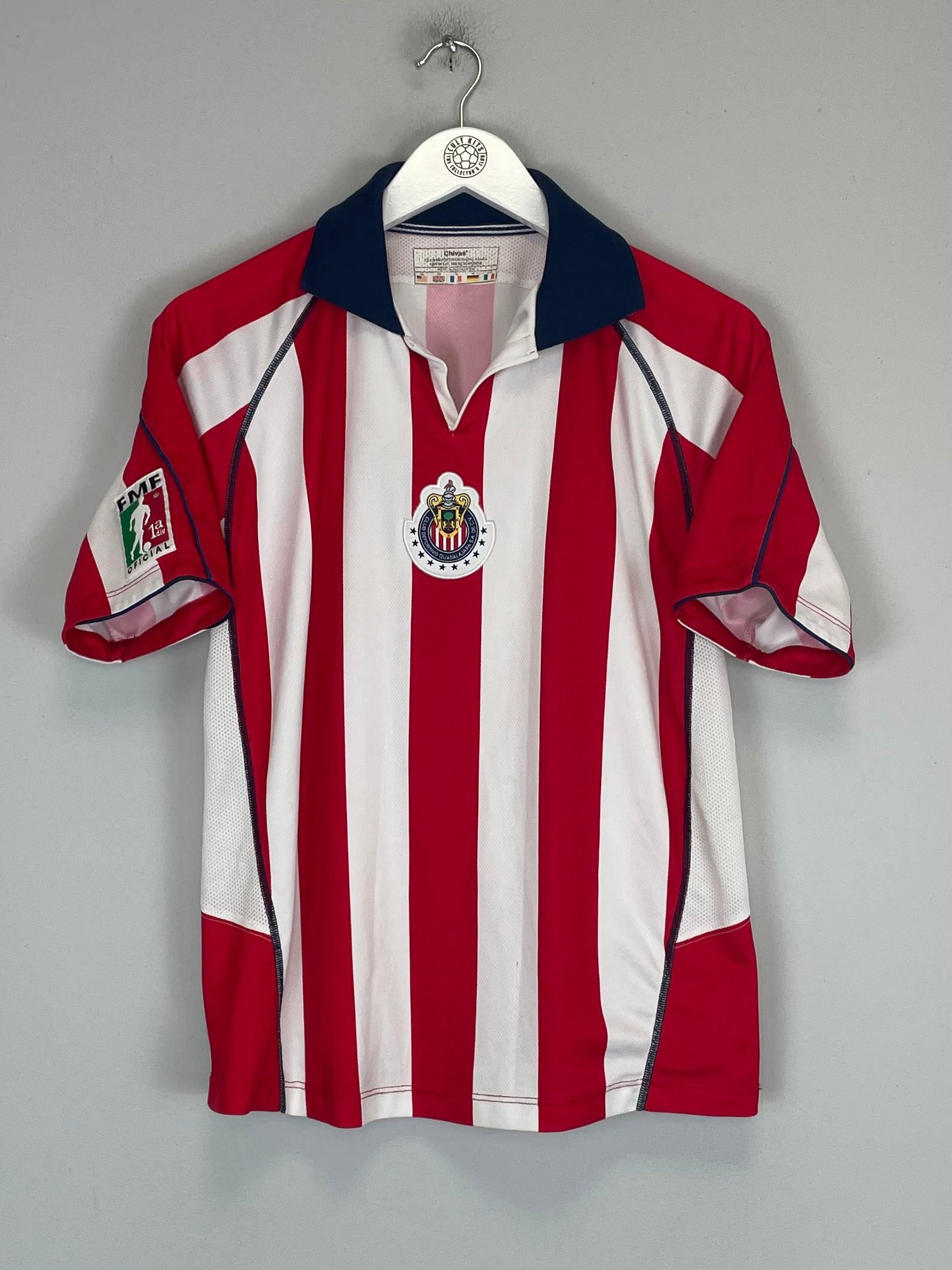 Shop 2003/04 CHIVAS GUADALAJARA HOME SHIRT (XS) REEBOK, classic football shirts, vintage football shirts & retro soccer jerseys at Cult Kits