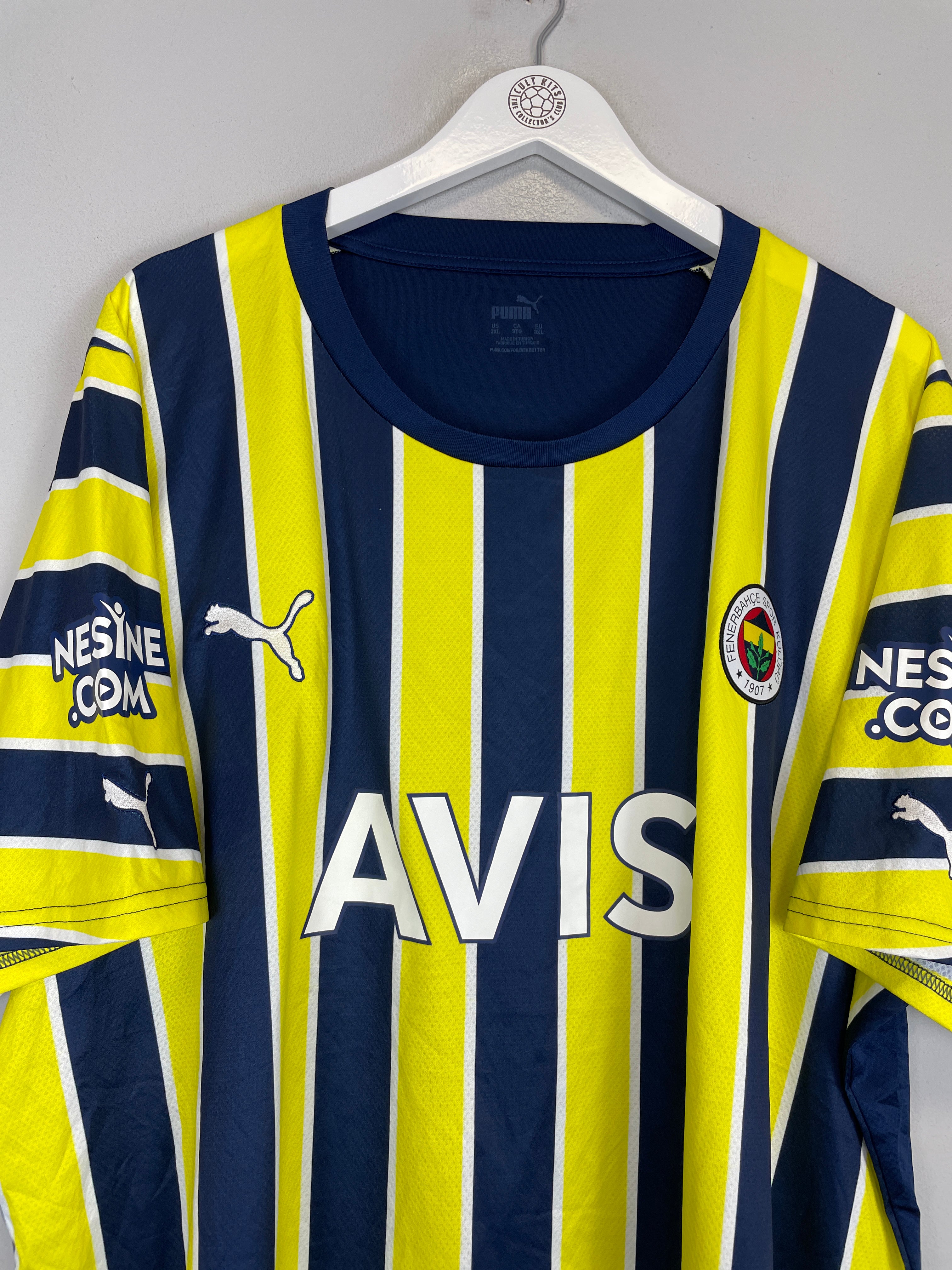 Shop 2022/23 FENERBAHCE #18 HOME SHIRT (XXXL) PUMA, classic football shirts, vintage football shirts & retro soccer jerseys at Cult Kits
