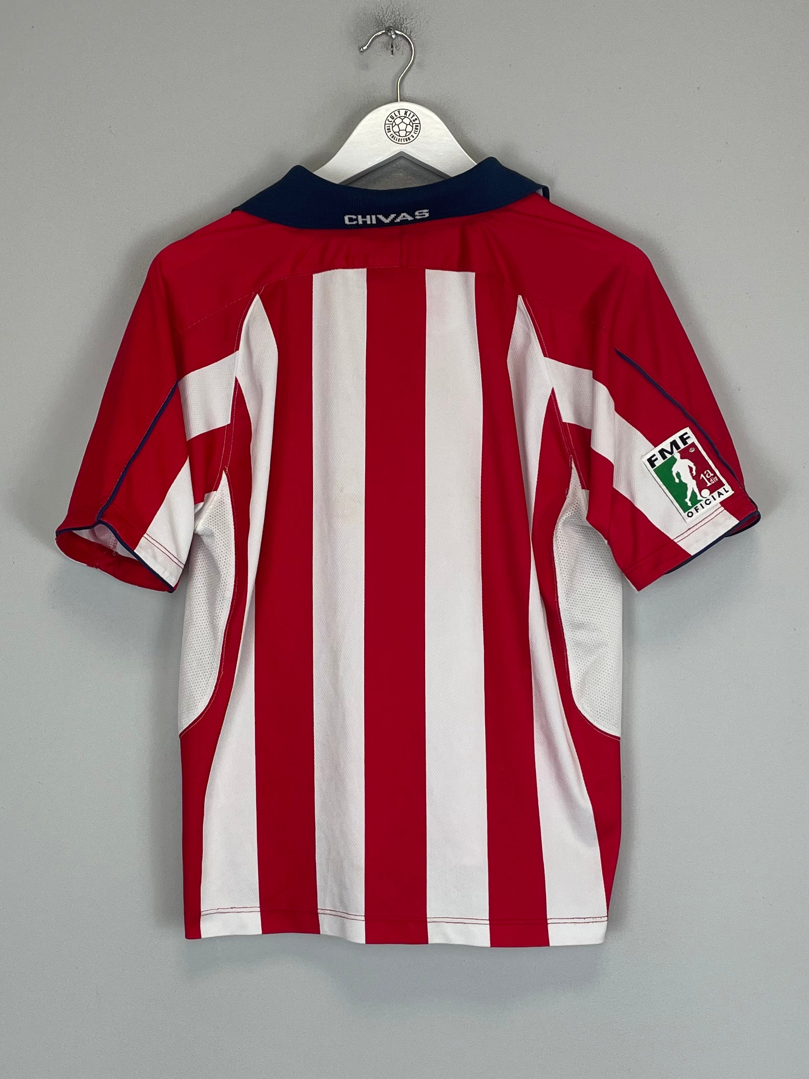 Shop 2003/04 CHIVAS GUADALAJARA HOME SHIRT (XS) REEBOK, classic football shirts, vintage football shirts & retro soccer jerseys at Cult Kits