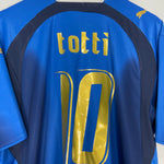 Shop 2006/07 ITALY TOTTI #10 HOME SHIRT (XL) PUMA, classic football shirts, vintage football shirts & retro soccer jerseys at Cult Kits