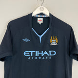 Shop 2010/12 MANCHESTER CITY AWAY SHIRT (L.WOMENS) UMBRO, classic football shirts, vintage football shirts & retro soccer jerseys at Cult Kits