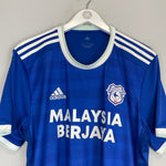 Shop 2020/21 CARDIFF CITY HOME SHIRT (L) ADIDAS, classic football shirts, vintage football shirts & retro soccer jerseys at Cult Kits