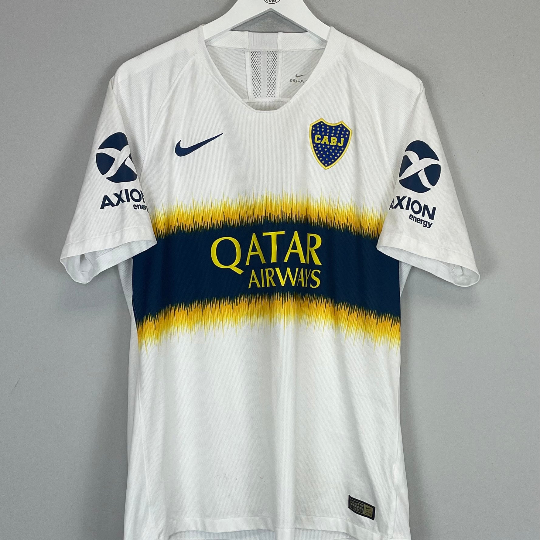 Shop 2018/19 BOCA JUNIORS TEVEZ #32 *AUTHENTIC* AWAY SHIRT (L) NIKE, classic football shirts, vintage football shirts & retro soccer jerseys at Cult Kits