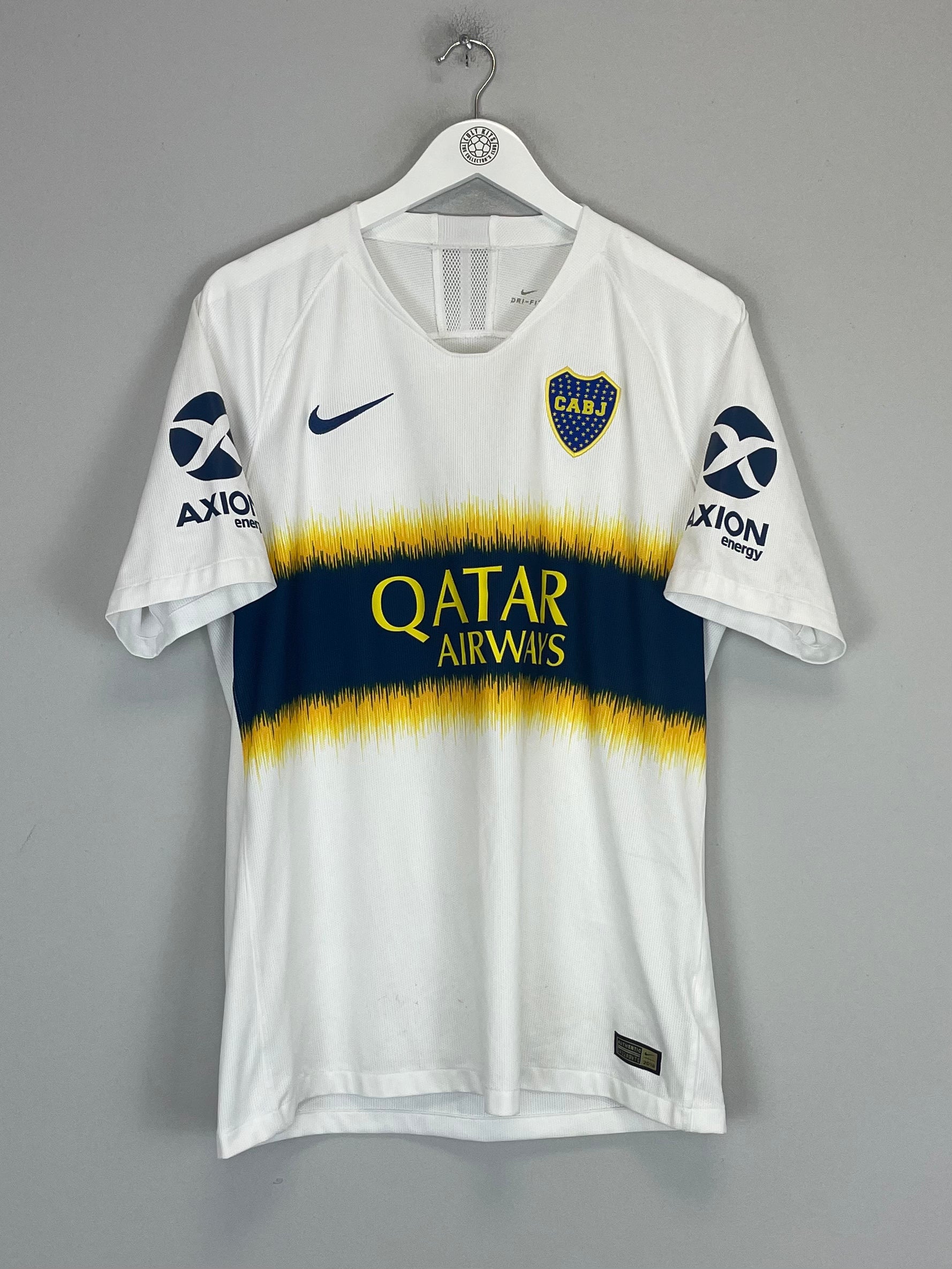 Shop 2018/19 BOCA JUNIORS TEVEZ #32 *AUTHENTIC* AWAY SHIRT (L) NIKE, classic football shirts, vintage football shirts & retro soccer jerseys at Cult Kits