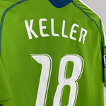 Shop 2009 SEATTLE SOUNDERS KELLER #18 HOME SHIRT (M) ADIDAS, classic football shirts, vintage football shirts & retro soccer jerseys at Cult Kits