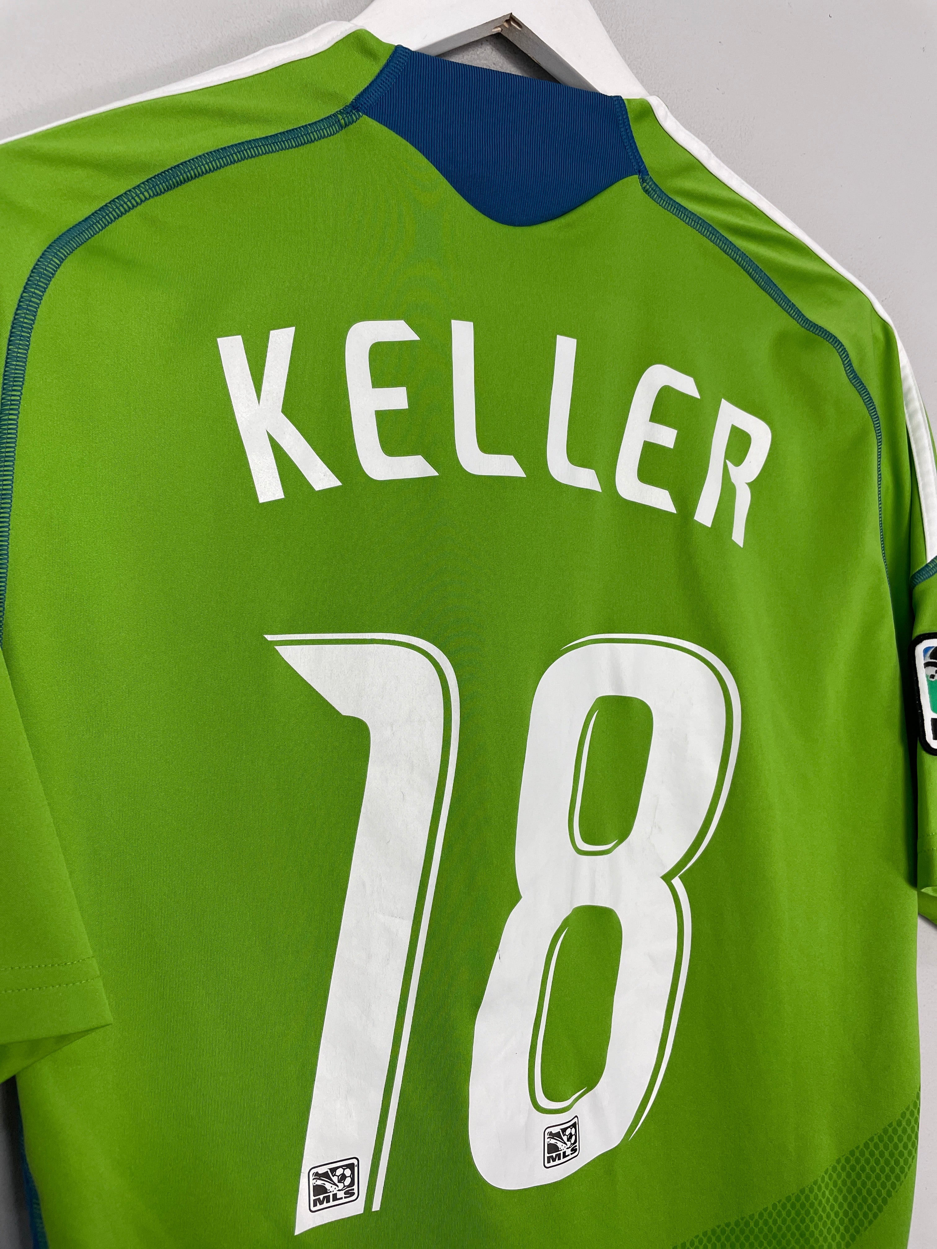 Shop 2009 SEATTLE SOUNDERS KELLER #18 HOME SHIRT (M) ADIDAS, classic football shirts, vintage football shirts & retro soccer jerseys at Cult Kits
