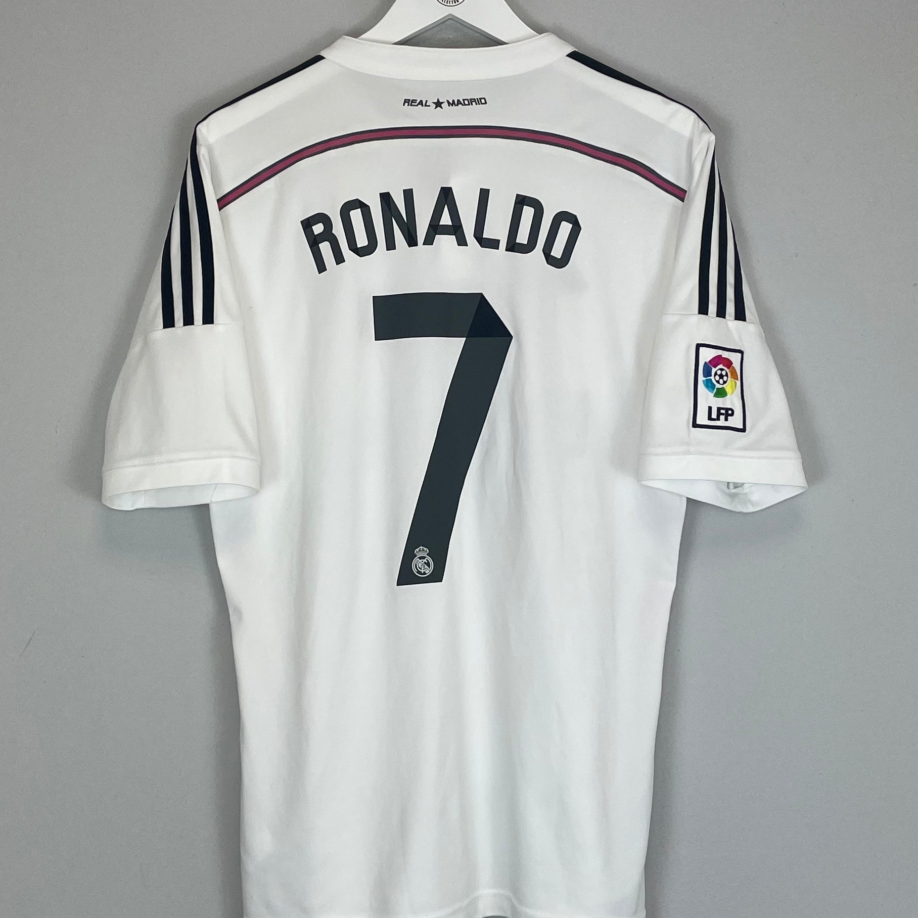 Shop 2014/15 REAL MADRID RONALDO #7 HOME SHIRT (M) ADIDAS, classic football shirts, vintage football shirts & retro soccer jerseys at Cult Kits