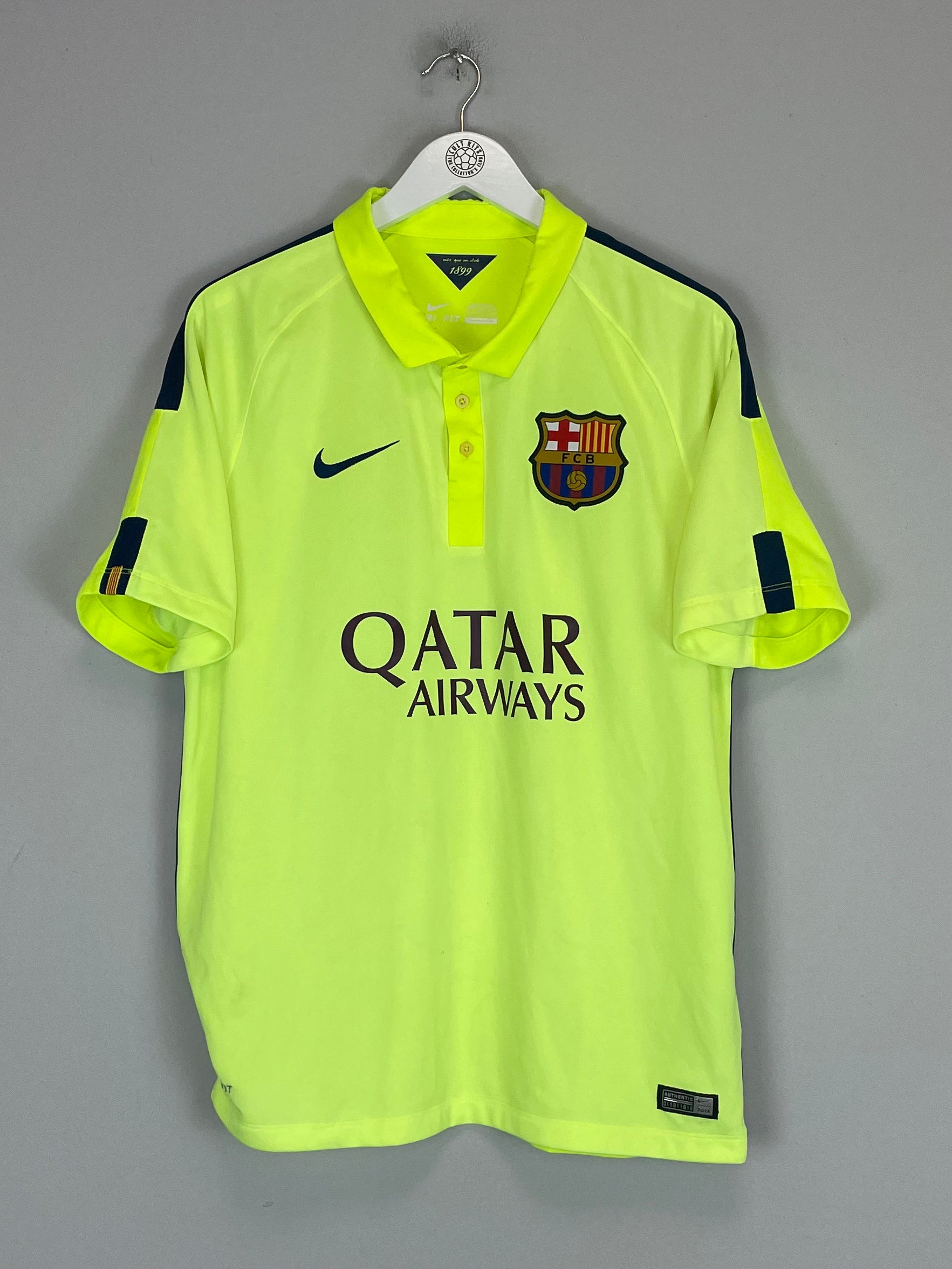 Shop 2014/15 BARCELONA MESSI #10 THIRD SHIRT (L) NIKE, classic football shirts, vintage football shirts & retro soccer jerseys at Cult Kits
