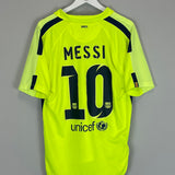 Shop 2014/15 BARCELONA MESSI #10 THIRD SHIRT (L) NIKE, classic football shirts, vintage football shirts & retro soccer jerseys at Cult Kits