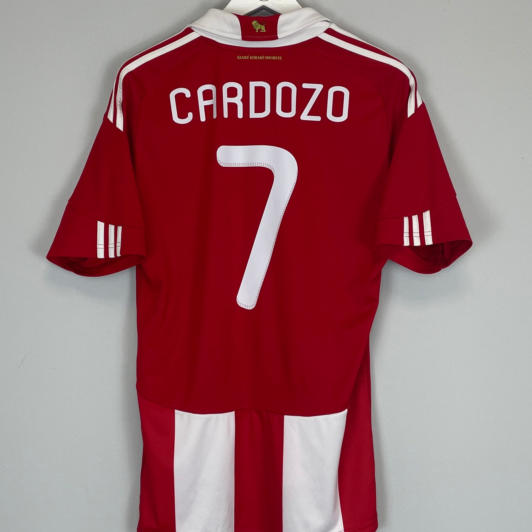 Shop 2010/12 PARAGUAY CARDOZO #7 HOME SHIRT (M) ADIDAS, classic football shirts, vintage football shirts & retro soccer jerseys at Cult Kits