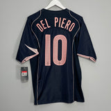 2004/05 JUVENTUS DEL PIERO #10 *BNWT* AWAY SHIRT (L) NIKE
