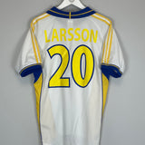 2000/02 SWEDEN LARSSON #20 AWAY SHIRT (M) ADIDAS