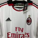 Shop 2010/11 AC MILAN RONALDINHO #80 *BNWT* AWAY SHIRT (L) ADIDAS, classic football shirts, vintage football shirts & retro soccer jerseys at Cult Kits