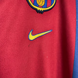 Shop 1998/00 BARCELONA GUARDIOLA #4 HOME SHIRT (L) NIKE, classic football shirts, vintage football shirts & retro soccer jerseys at Cult Kits