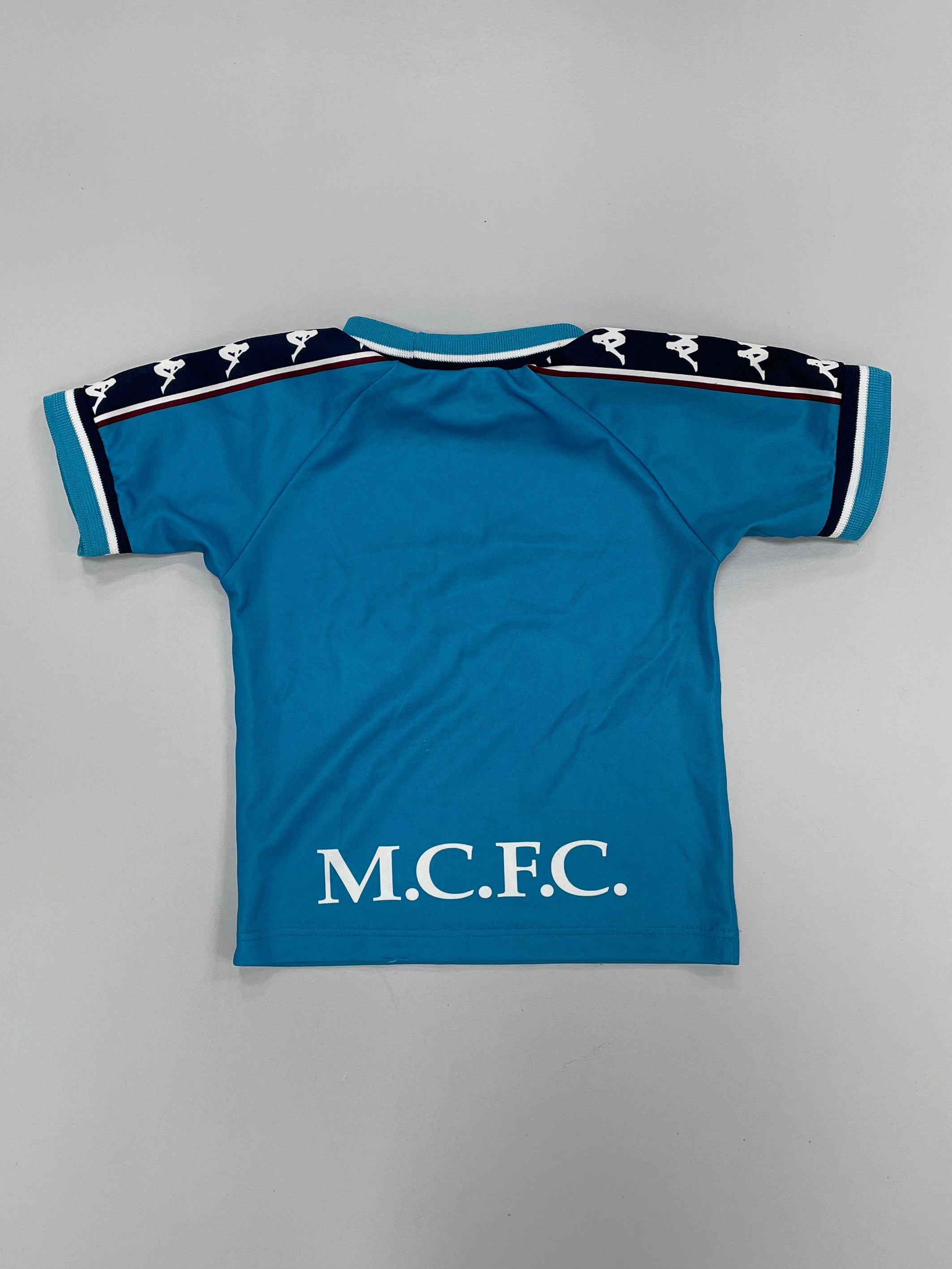 Shop 1997/99 MANCHESTER CITY FULL KIT (1-2YRS) KAPPA, classic football shirts, vintage football shirts & retro soccer jerseys at Cult Kits