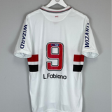 2012 SAO PAULO L.FABIANO #9 HOME SHIRT (L) REEBOK
