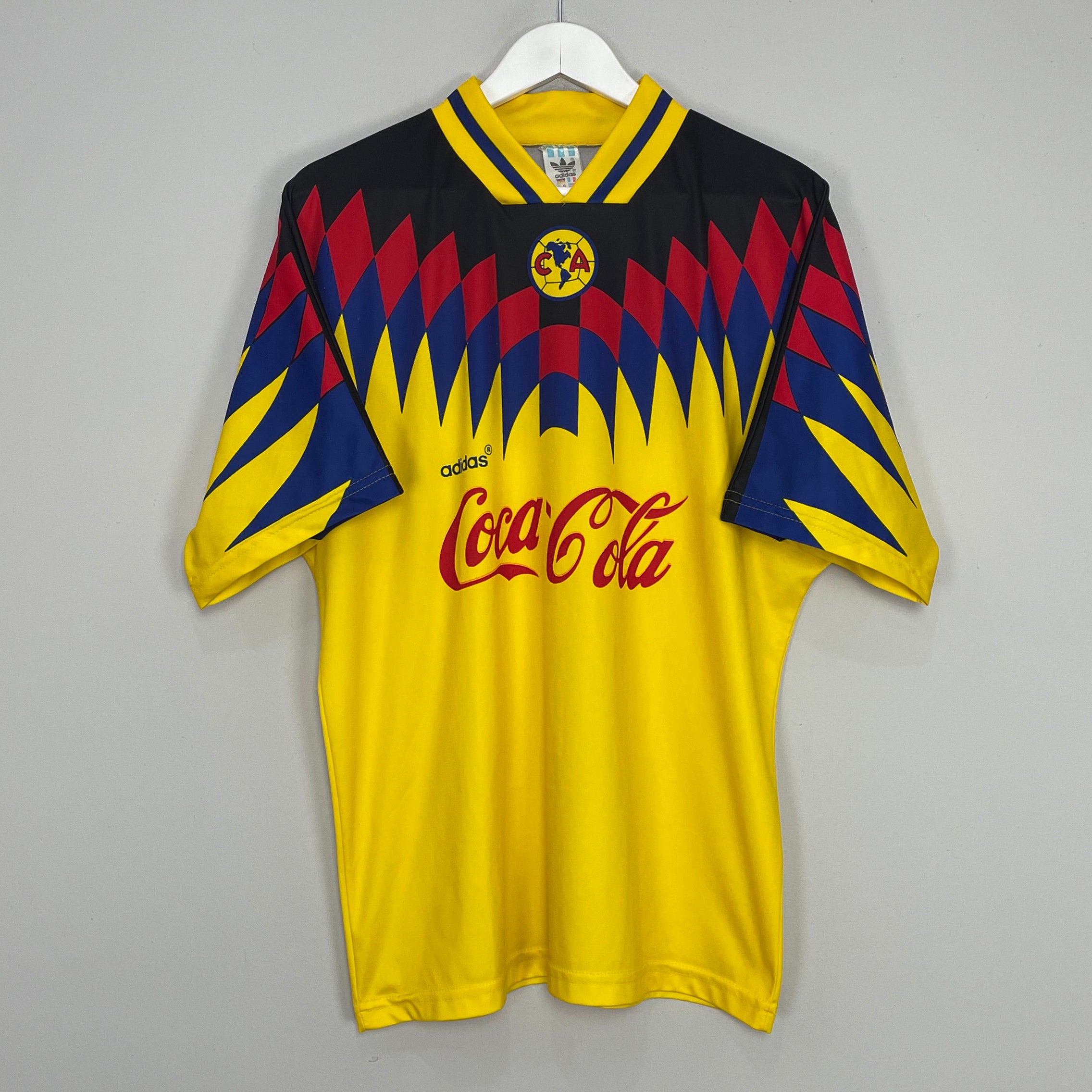 Shop 1994/96 CLUB AMERICA HOME SHIRT (M) ADIDAS, classic football shirts, vintage football shirts & retro soccer jerseys at Cult Kits